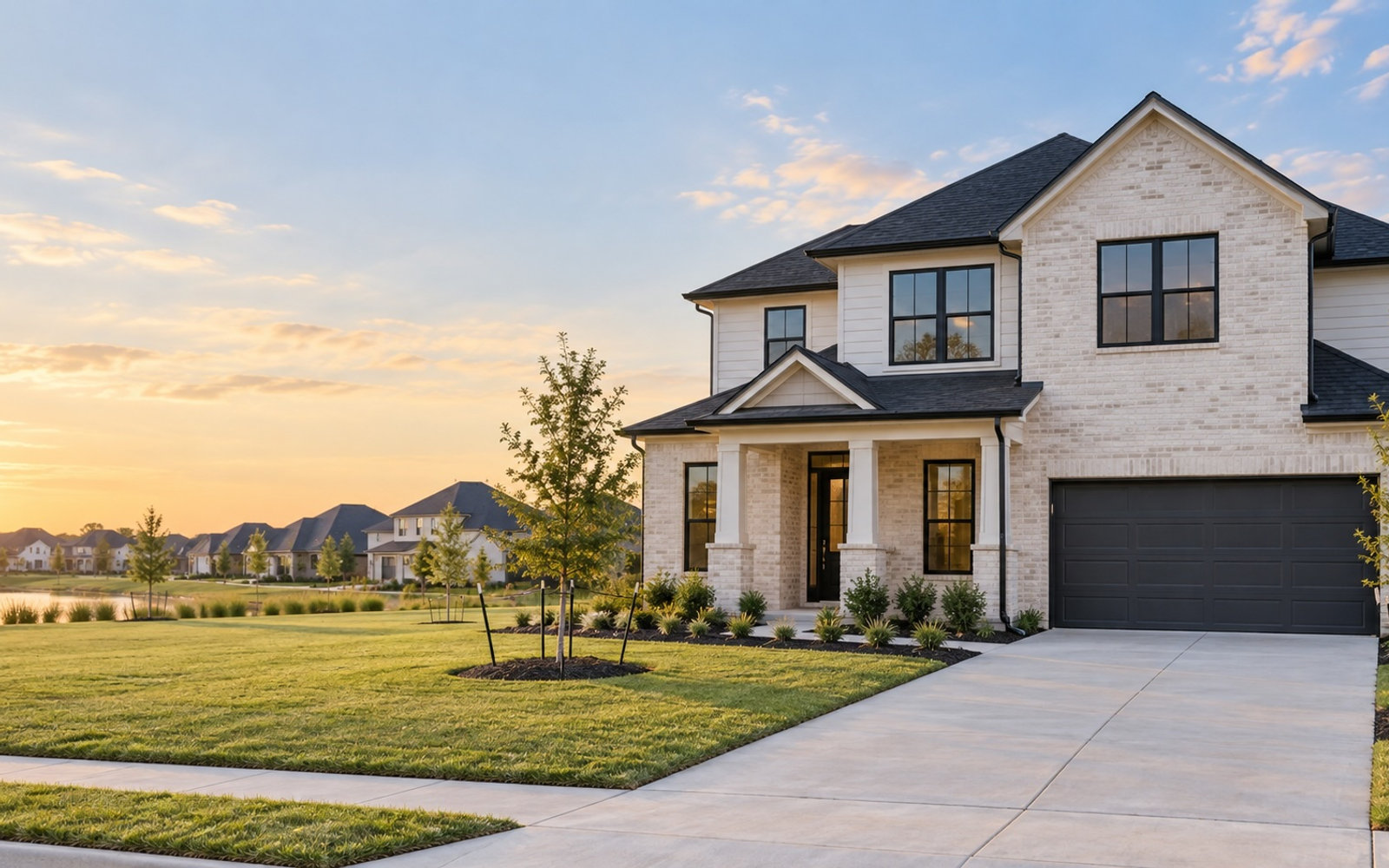 Newly built brick and siding home featured in Barker Group’s Katy buyer guide